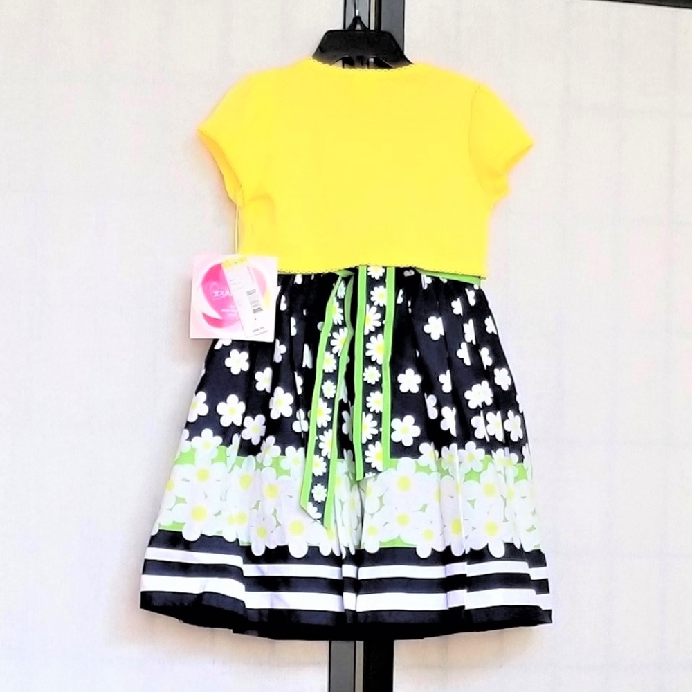 Youngland Party Dress Girls 4 NEW 2pc Floral - Picture 2 of 6
